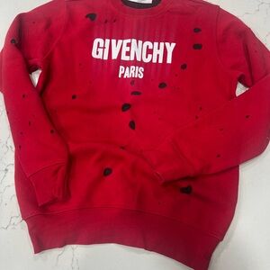 Givenchy Paris Red Crewneck Sweatshirt (men or women’s)